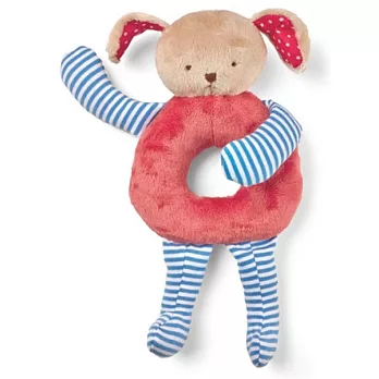 美國Bunnies By The Bay海灣兔,水手狗紅色環狀搖鈴,Rattle Me Skipit