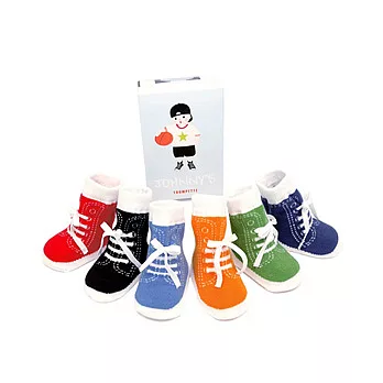 Trumpette-襪子禮盒 強尼男孩 0-12M【6雙】