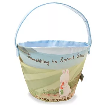 美國Bunnies By The Bay海灣兔,儲物籃,Spring Bucket-Blue