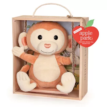 【 美國 Apple Park 】有機棉玩偶彌月禮盒 - 鞦韆小猴