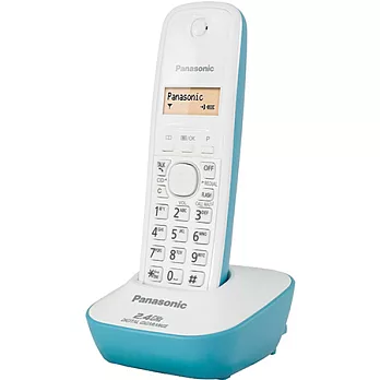 Panasonic 2.4G 數位高頻無線電話KX-TG3411(多色可選) 平行輸入水漾藍