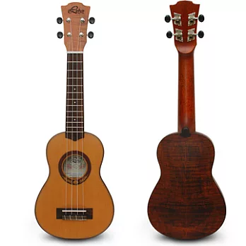 LEHO 21吋 單板紅杉木 薄桶 烏克麗麗