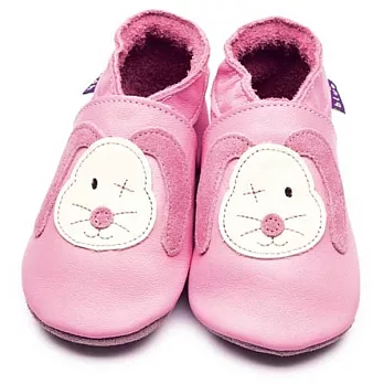 英國製Inch Blue,真皮手工學步鞋禮盒,Rafferty Rabbit-Baby Pink(6~12M)