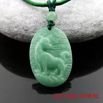 石頭記 12生肖護身東菱玉項鍊-來富狗