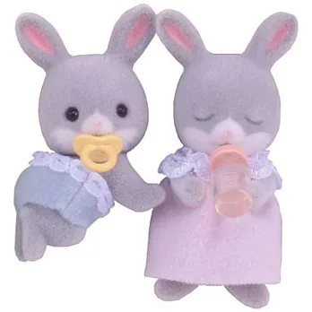 EPOCH 森林家族- 灰兔雙胞胎