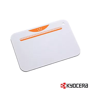 【KYOCERA】日本京瓷抗菌砧板(白底橙)