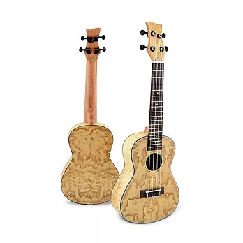 巴西大廠 Kalani 烏克麗麗 23吋(花曲柳木)HQL-C