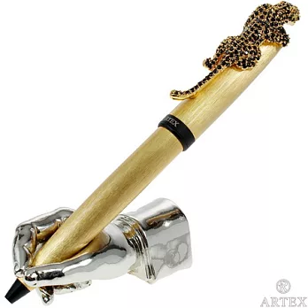 ARTEX 爪鑲鑽豹 (賺爆) 大器有成 髮絲金 原子筆 禮盒組