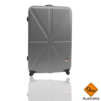 Gate9英倫系列ABS輕硬殼行李箱28吋28吋銀灰色
