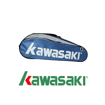 KAWASAKI 六支裝高級羽球袋-藍