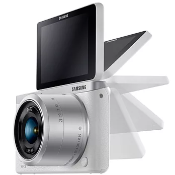 (公司貨) SAMSUNG NX mini 9-27mm 變焦鏡組-送清潔組+保護貼+讀卡機+小腳架/白色