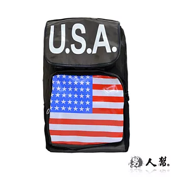 【男人幫Man’s Shop】B0416*美式潮流【美式風格後背包】咖啡色