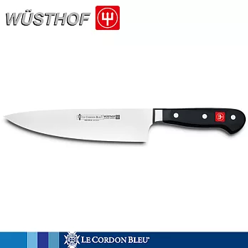 ★母親節限定★送掌廚橡木砧板《WUSTHOF》德國三叉牌藍帶系列20cm多用廚刀 送 橡木砧板