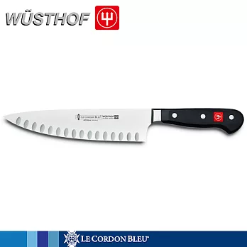 ★母親節限定★送掌廚橡木砧板《WUSTHOF》德國三叉牌藍帶系列20cm抗沾廚刀