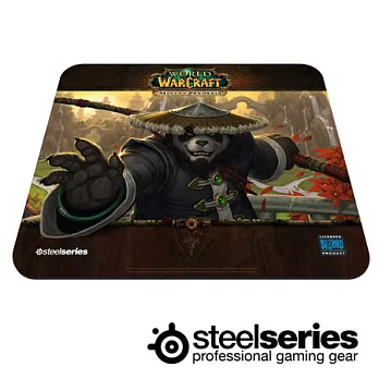 SteelSeries QcK 魔獸世界 PandaMonk 武僧滑鼠墊