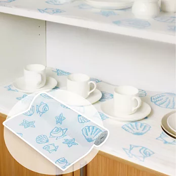 櫥櫃舖布-小/5入(30X800cm)海洋貝殼