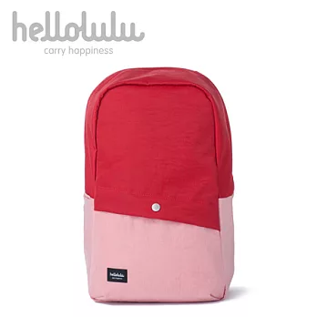 Hellolulu Tully-雙色背包-紅