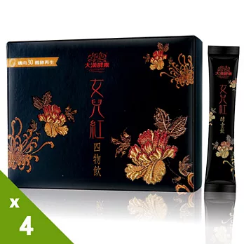 【大漢酵素】女兒紅四物飲(7入/盒)x 4 盒組