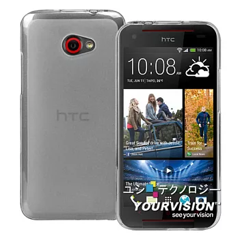 HTC Butterfly s 蝴蝶s 迷霧美背晶采高質感保護套_晶采透明