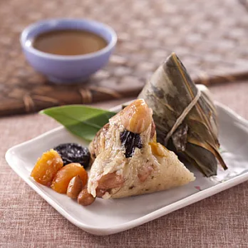 【嘉義巧巧】干貝蛋黃小肉粽(10粒)(含運)