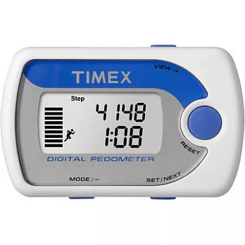 【TIMEX 】口袋計步器 (白藍TXT5K631)