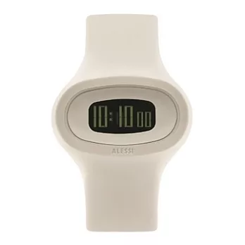 【ALESSI 】精緻獨特性設計師工藝腕錶 (純潔白 AEAL25003)