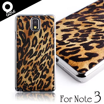 Gaze Leopard Calf Hair Samsung Galaxy Note3 豹紋牛毛背蓋保護殼
