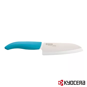【KYOCERA】日本京瓷彩色陶瓷刀14cm(藍柄)