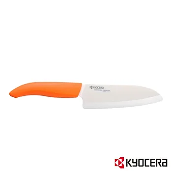 【KYOCERA】日本京瓷彩色陶瓷刀14cm(橙柄)