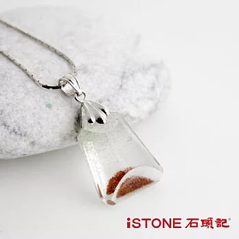 石頭記 綠幽靈水晶項鍊-財福平安7.4g