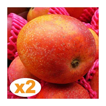 【阿宸芒果園】屏東枋山愛文芒果x2(5斤裝 約8-12顆/箱)