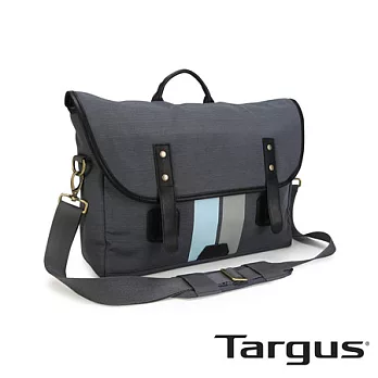 Targus Geo 復古休閒 15.6 吋皮扣信差包復古灰