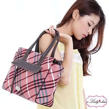 【a Lady ’s真皮】紐約蘇活長流蘇三用包(紫紅)