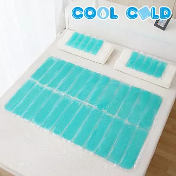 【COOL COLD】透明薄荷涼感冷凝墊-2枕+2床(共18kg)