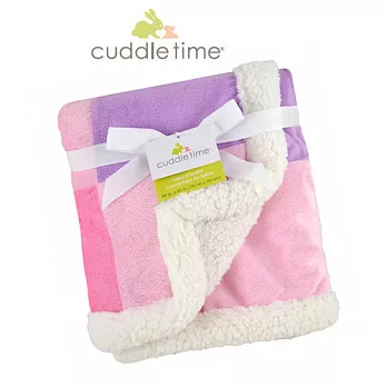 【美國cuddletime】多用途寶寶攜帶拼貼毯粉紅