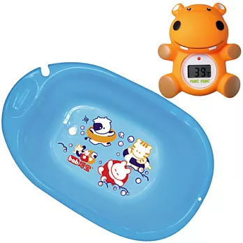 培寶bab嬰兒浴盆/大+寶貝可愛 Nac Nac 兩用電子溫度計