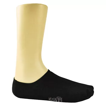 【旅行家koolfree】防黴排汗防滑落毛圈隱形襪(3雙)_24-27cm黑色