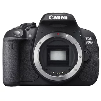 CANON 700D 單機身 (中文平輸) - 加送SD32G+副廠鋰電池+防潑水相機包+相機清潔組+硬式保護貼黑