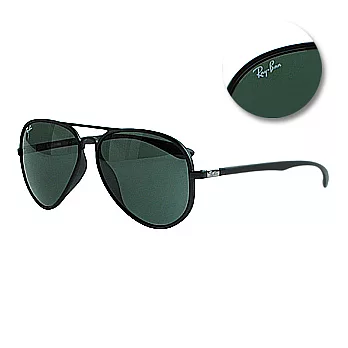 Ray Ban 潮流極輕量太陽眼鏡 消光黑#4180F-601S71