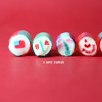 Papabubble-西班牙手工糖(I Love Taiwan,袋裝,60g) (六包含運組)