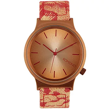 KOMONO Wizard Print 精靈印花系列腕錶 -日落夏威夷 /37.5mm日落夏威夷