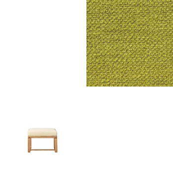 [MUJI 無印良品]LD兩用凳座面套/棉鬆絨/綠色