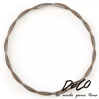 DECO X MASSA-G Titan X1 Mini 超合金鍺鈦項鍊玫瑰金-48cm