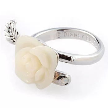 迪士尼 DISNEY COUTURE 白雪公主 Snow White 白玫瑰花 銀色戒指