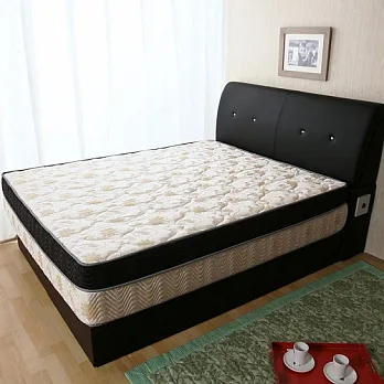 【契斯特】幸福睡眠記憶膠高錳碳鋼蜂巢式獨立筒床墊-特大