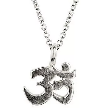 Dogeared 立體OM open om 宇宙能量 銀色許願項鍊