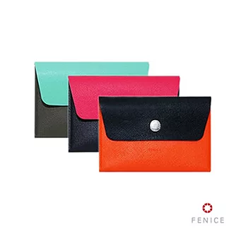 【FENICE】分類零錢包桃紅