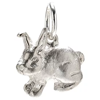 Dogeared 兔子 rabbit 活力奔騰 銀色許願項鍊