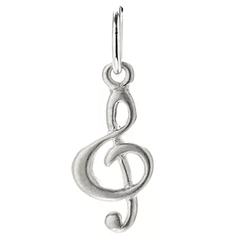 Dogeared 高音符 treble clef 上揚的生命旋律 銀色許願項鍊