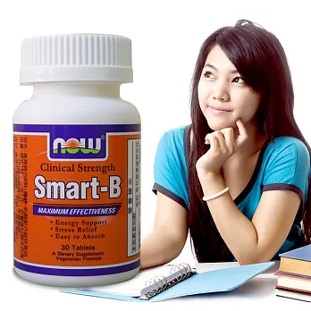 NOW健而婷-高效綜合B群+膽鹼+肌醇(30錠/瓶)